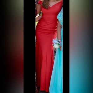 Red Prom dress only worn once!